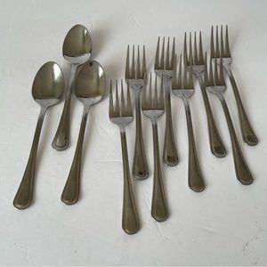 Pfaltzgraff 18/0 Stainless Steel Salad Folks and Tea Spoons